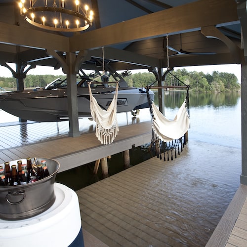 Boat House With Platform Dock