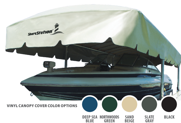 ShoreStation Vinyl Canopy Cover Color Options