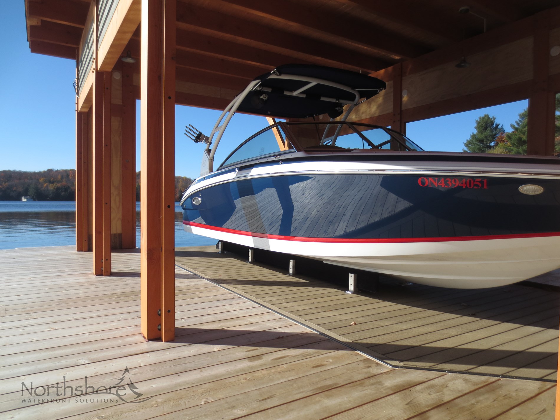 boat house lifts - permanent boat lifts shorestation®