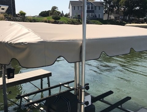 pwc cantilever shorestation lifts standing lift boat