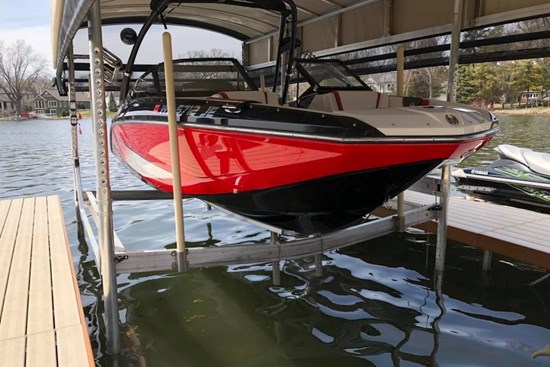 Boat Lift with Revolution Series Canopy