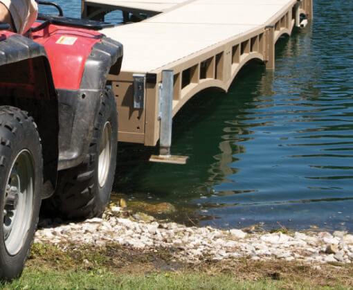 ShoreBridge Dock Removal with ATV