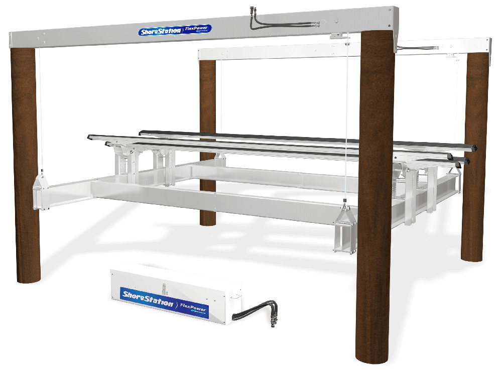 Piling Mount Lifts Permanent Boat Lifts ShoreStation®