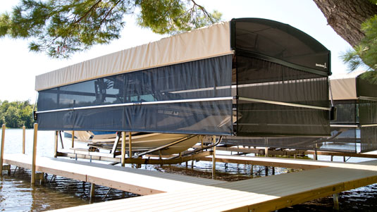 ShoreScreen™ Power Curtain | Canopy Cover Systems ...